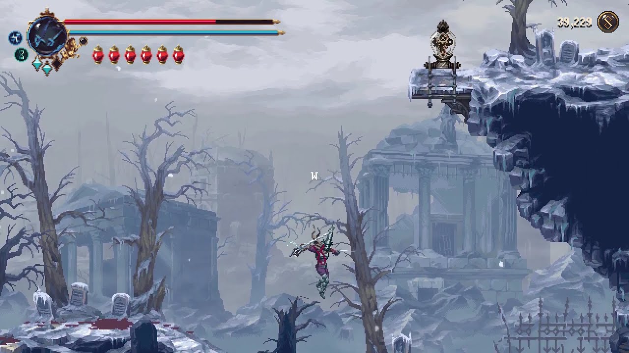 Blasphemous 2 Mea Culpa DLC: Ladder Cheat in Icebound Mausoleum