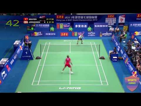 World record rally in Badminton history (Men's Single)-108 shots