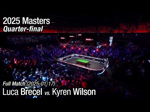 2025 Masters Quarter-final: Luca Brecel vs. Kyren Wilson (Full Match)