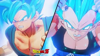 *NEW* EOZ Super Saiyan Blue Goku & Vegeta REVEAL & GAMEPLAY SHOWCASE|DBZ Kakarot DLC6(W/MODS)