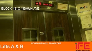 HDB Block 431C Yishun || IFE Elevator