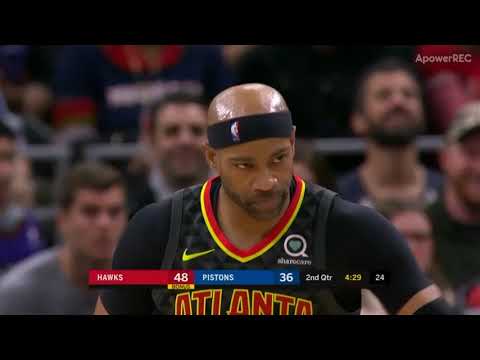 Vince Carter 18 PTS/ 7 REB/ 2 AST Full Highlights | Hawks vs Pistons 2018.12.23 NBA Season