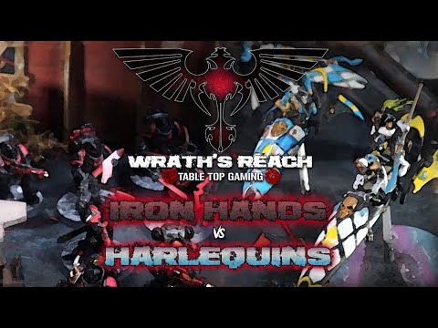 Harlequins vs Iron Hands || 2000 Point 9th Edition Strikeforce Live Battle Report