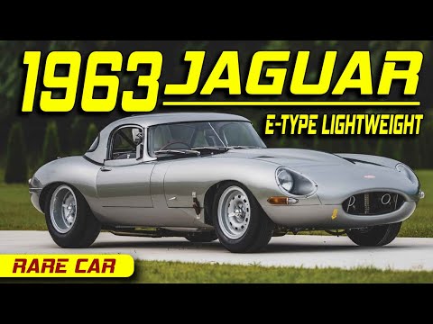 RARE CAR | The 1963 Jaguar E-Type Lightweight – A True Racing Legend! 🏁🔥