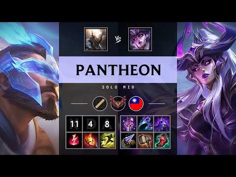 Pantheon Mid vs Syndra - TW Grandmaster Patch 25.15
