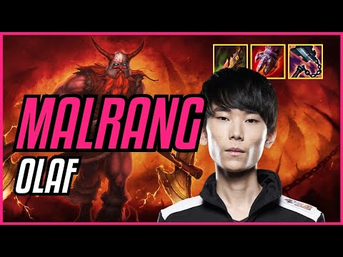 MALRANG - OLAF vs XIN ZHAO JUNGLE - EUW CHALLENGER - PATCH 11.10
