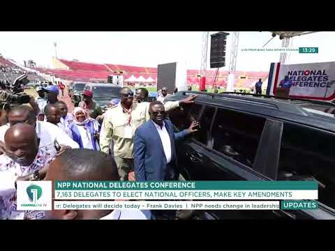 Dr. Bawumia Arrives at NPP National Delegates Conference in Kumasi