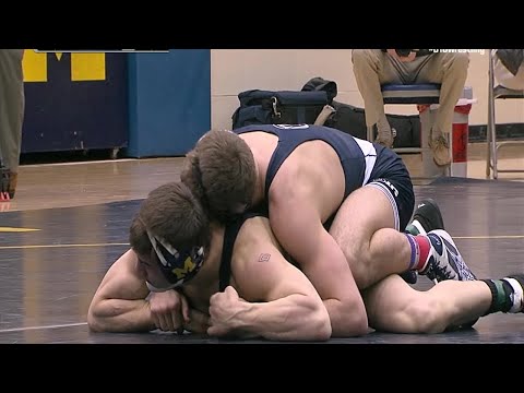 Big Ten Rewind: 2014 Wrestling - 165 LBs - Penn State's David Taylor vs. Michigan's Dan Yates