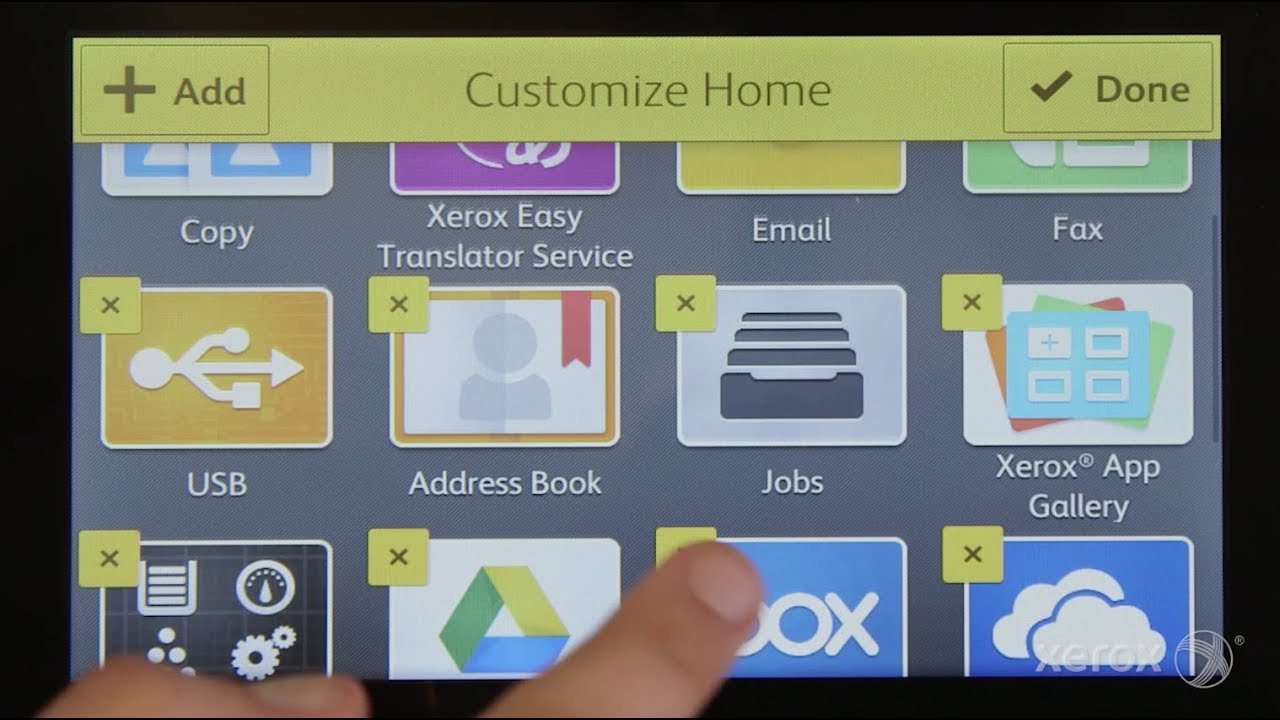 Personalizing your Xerox VersaLink Printer or Multifunction Printer YouTube Video