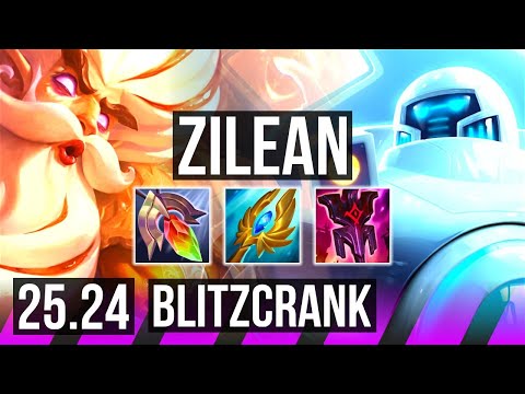ZILEAN & Nilah vs BLITZCRANK & Ziggs (SUP) | EUW Grandmaster | 25.24