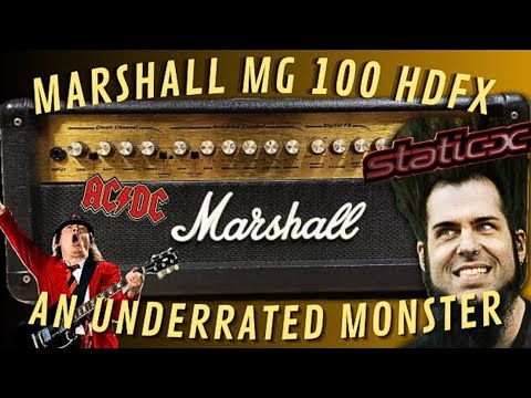 Marshall MG MG100HDFX 2-Channel 100-Watt Solid State Guitar Amp Head 2004 - 2008 - Black image 9