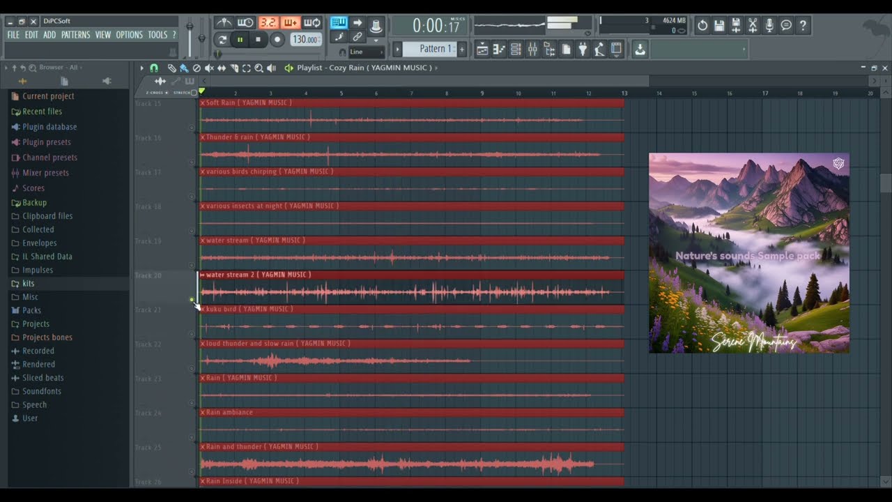 [ Royalty free ambiance loops sample pack ] Serene Mountains : Natures sounds sample pack