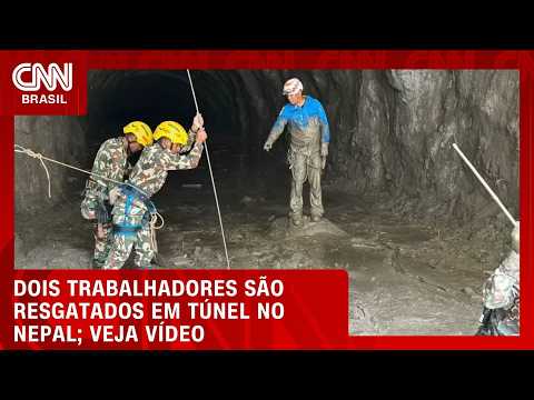 Dois homens são resgatados de túnel no Nepal nove dias após enchentes | CNN NOVO DIA