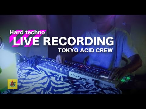 Live Hard Techno Jam with: TB-303, TR-09, analog rytm, analog four