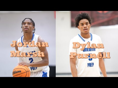Jordan Marsh & Dylan Purnell of Moravian Prep scoring some best buckets in the game!!