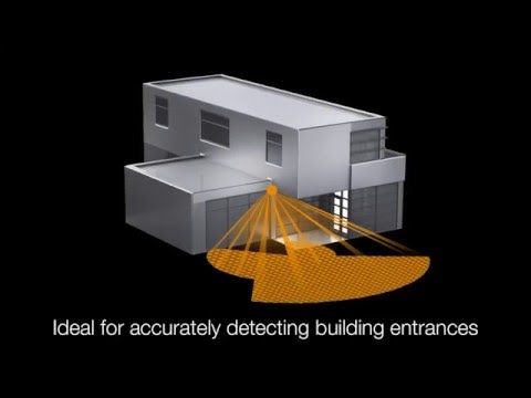 Video Senzor de prezenta profesional,detectie infrarosu,3x100 grade,IP54,argintiu
