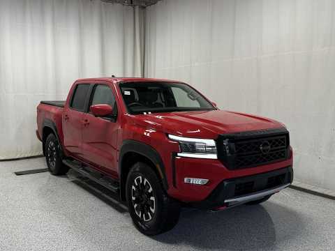 2022 Nissan Frontier in Red for sale at Park Mazda in Sherwood Park, AB