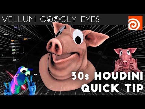 Houdini 30s Quick Tip #26 - Vellum GOOGLY EYES