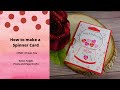 How To Make A Spinner Card Pixels And Papercrafts