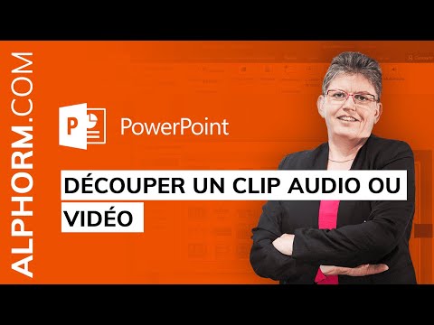 Comment découper un clip audio ou vidéo sous Powerpoint 2016