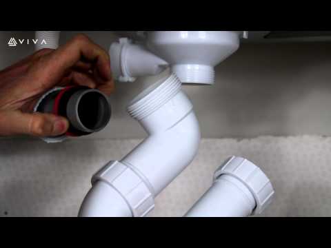 How to Install or Replace a Swivel P Trap Waste Fitting for a Bathroom Basin or Kitchen Sink