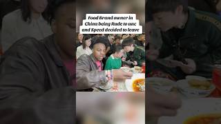 Download lagu Food Brand owner in China being Rude to unc and Speed decided to leave #ishowspeed #china #shorts mp3