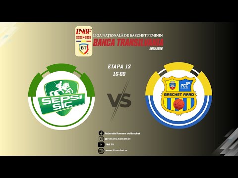 Liga Nationala de Baschet Feminin BT 25/26-ACS Sepsi Sic Sfantu Gheorghe - FCC Baschet UAV Arad