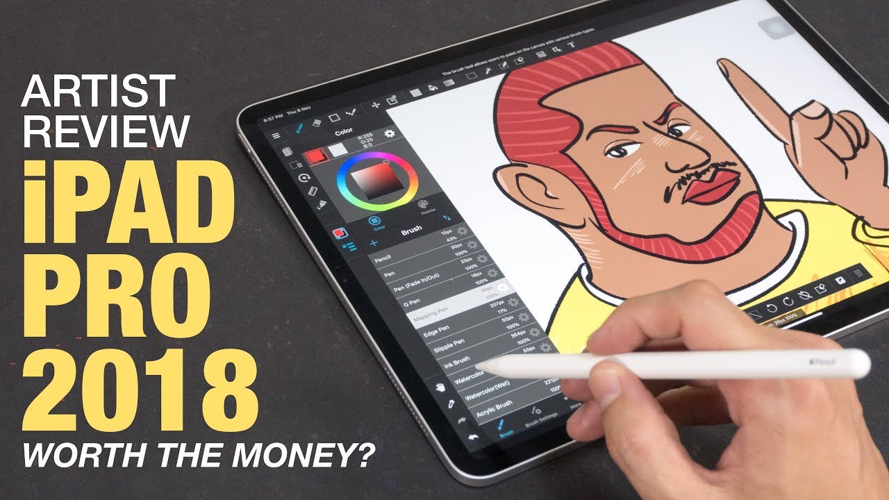 Artist Review: iPad Pro 2018 with Apple Pencil 2