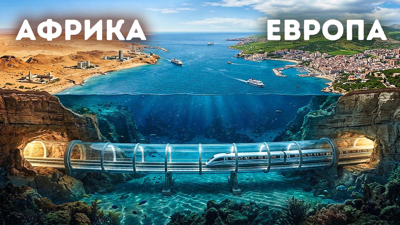 Европа и Африка вскоре будут соединены 25-мильным тоннелем