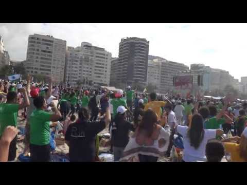 Flash mob JMJ Rio 2013 - Gravação - 28-07-2013