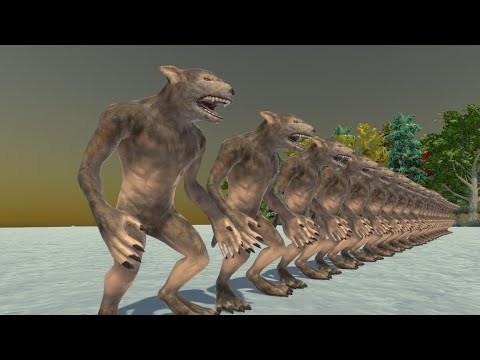 WEREWOLF X20 VS ALL BOSS EACH FACTIONS (Similiar Price) - Animal Revolt Battle Simulator