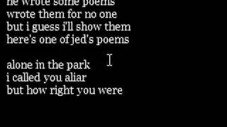 jed&#39;s other other poem (jed&#39;s other poem, grandaddy)