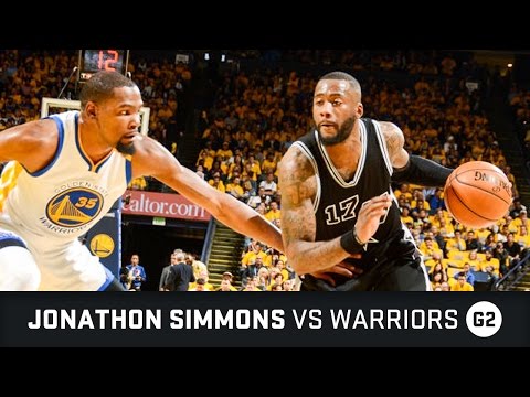 Jonathon Simmons Highlights: 22 PTS, 3 AST vs Warriors WC Finals Game 2 (16.05.2017)
