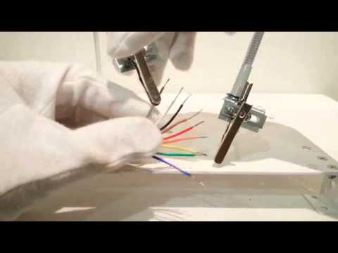 Prepare Flat Cable for soldering on a pin connector