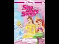 Disney Princess Sing Along Songs Volume 1 Once Upon A Dream 2004 DVD Menu Walkthrough