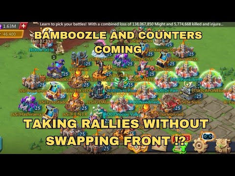 Lords mobile - How to  bait for a rally !! || Took mix in wedge?