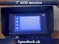 AHD monitor 7" - PAL / NTSC (2x4-PIN vstup) 12-24V - Video Youtube