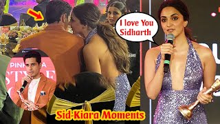 Kiara Advani, Sidharth Malhotra are busy with each other During Red Carpet Award Show