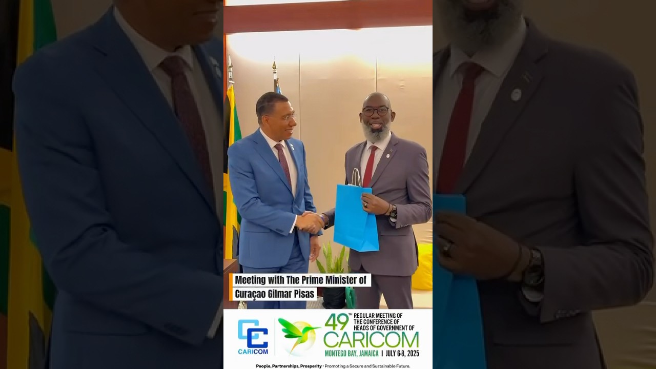 Meeting with The Prime Minister of Curaçao Gilmar Pisas