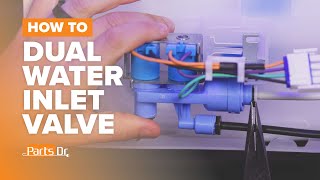 How to Replace Dual Water Inlet Valve (In the Door) part # WR57X10098 on Your GE Refrigerator