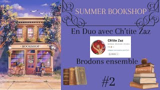 Bookshop en Duo Ch&#39;tite Zaz  #2 - on continue- #crossstitch #pointdecroix #puntodecruz #newcraftday