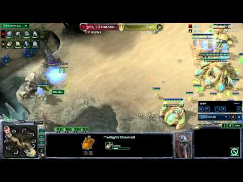 Thorzain vs Bischu - TvP - Akilon Wastes - Starcraft 2 - Heart of the Swarm