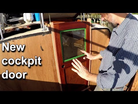 Ep 71- New cockpit door - Wooden boat restoration - Boat refit - Travels With Geordie