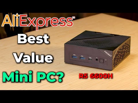AliExpress Best Value Mini PC Under $220? | AM02 FIREBAT Mini PC | R5 6600H, 16GB DDR5, 512GB SSD