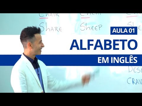 ALFABETO EM INGLÊS -  AULA 01 PROFESSOR KENNY -  Aprenda a Pronunciar e Escrever o Alfabeto