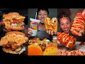 TIKTOK Mukbang Compilation Dave S Hot Chicken Taco Bell Buldak Sushi More