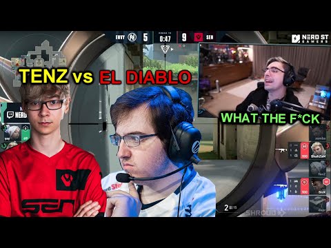 SHROUD REACTS TO SENTINELS VS ENVY MAP 2 | Champions Tour NA #3 CHALLENGERS PLAYOFFS