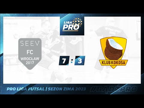 Skrót | Seev Tel. dla Biznesu - Klub Kokosa 7:3, Sezon Zima -Futsal 2023,PRO Liga Wrocław,29.01.2023