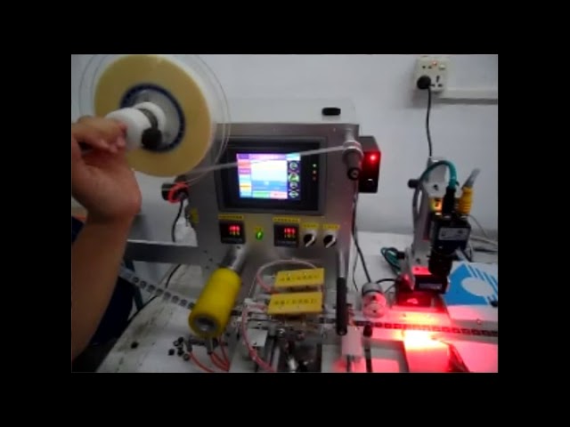 SMD taping machine with CCD camera