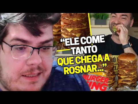 CASIMIRO REAGE: CORBUCCI EATS COMENDO UMA TORRE MILANESA DO BURGER KING - BK | Cortes do Casimito